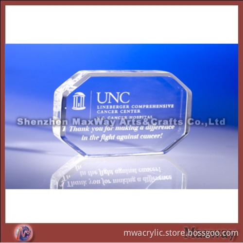 Transparent High Grade Acrylic Award